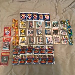 Baseball card lot Toops, Fleer, Score new